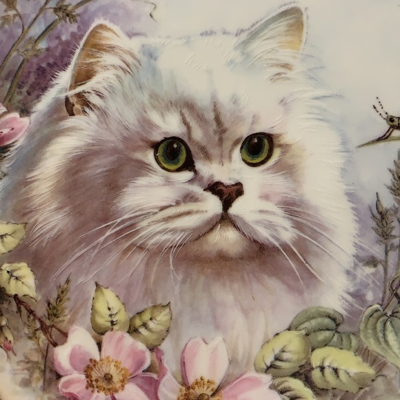 Royal Kent Bone China Cat Collectors Plate - Picture 2 of 7